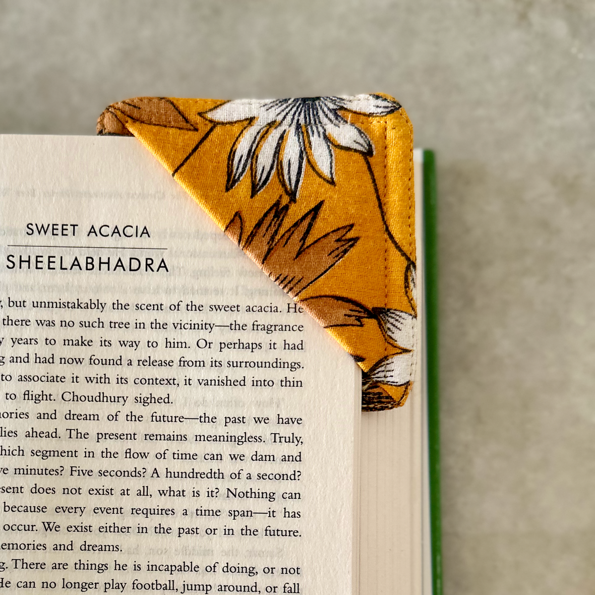 Upcycled Sari Corner Bookmarks