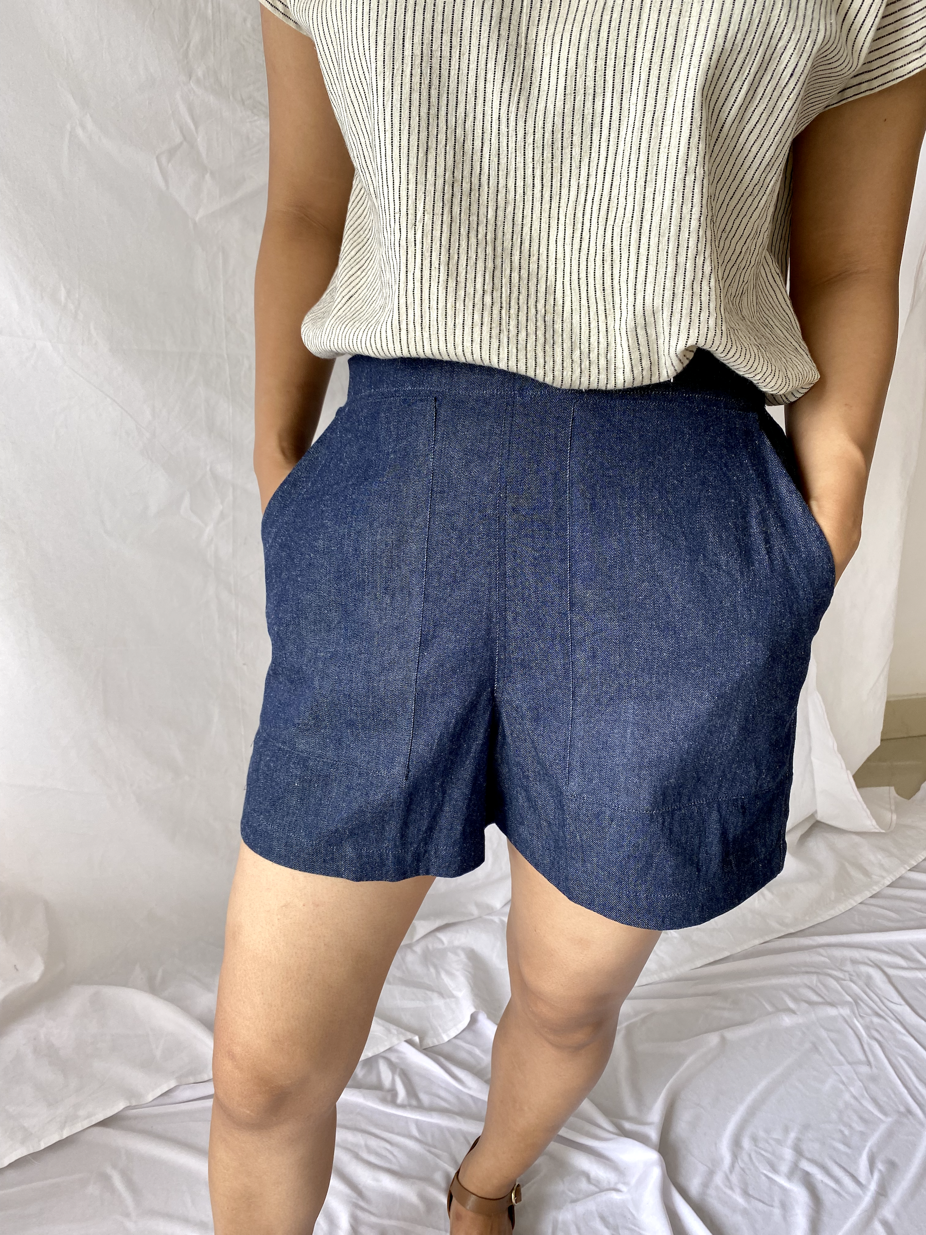 The Indi Shorts in Denim