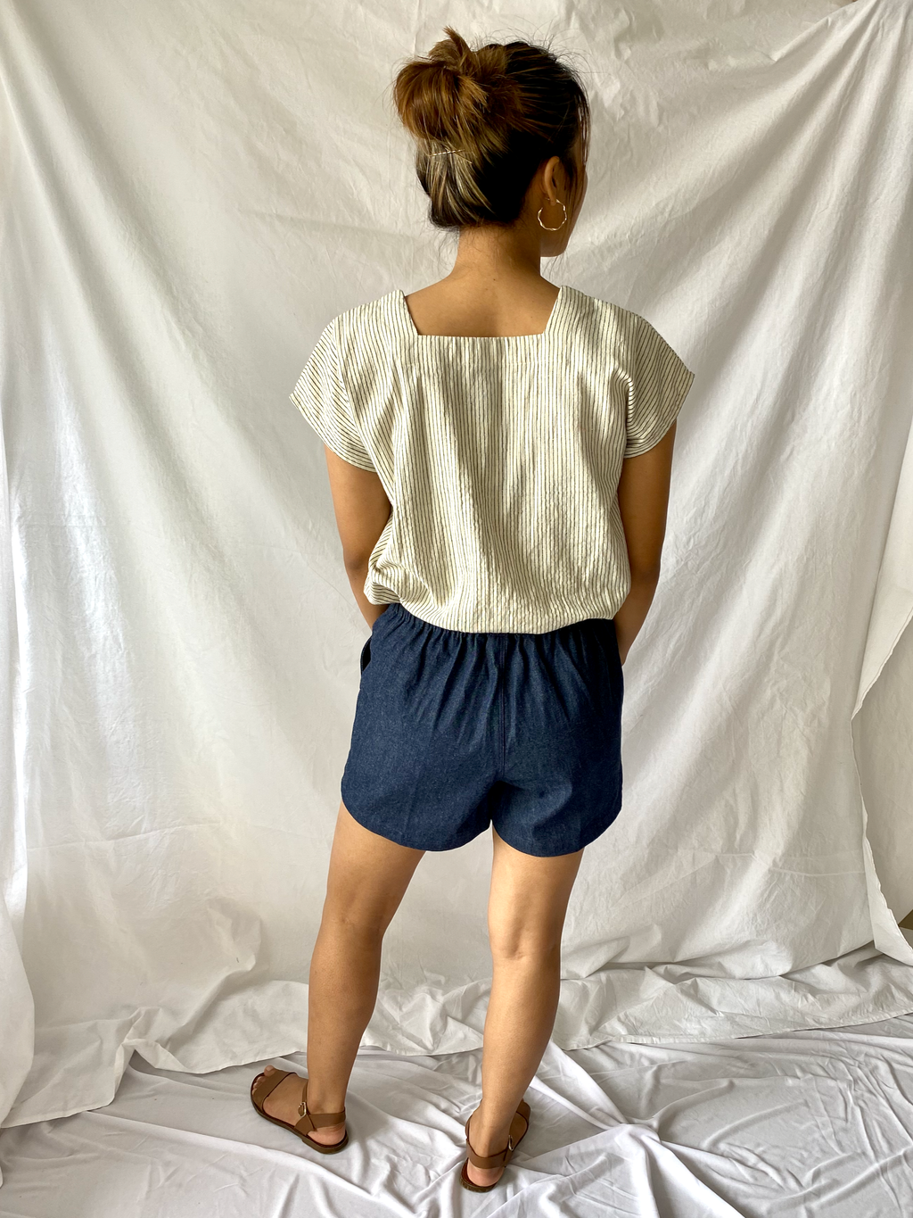The Indi Shorts in Denim