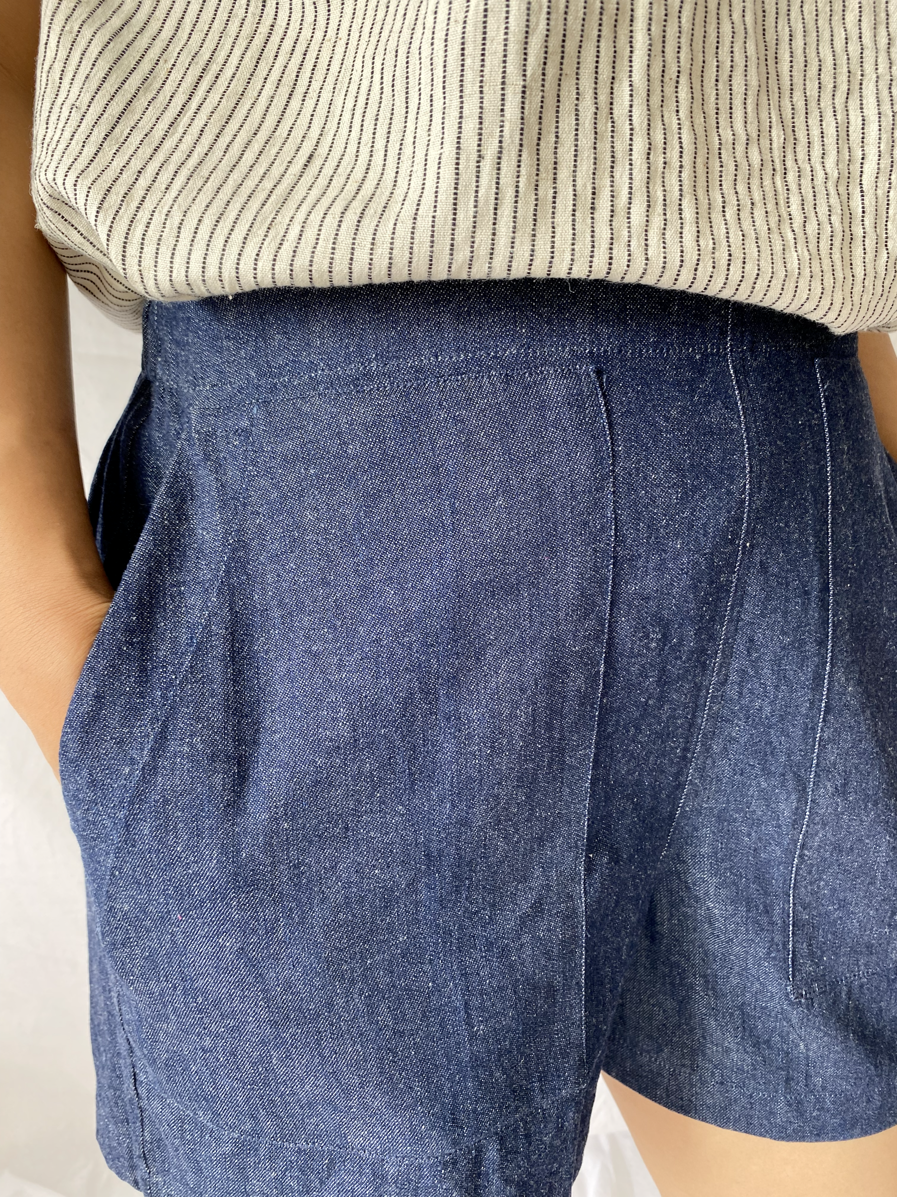 The Indi Shorts in Denim