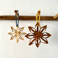 Load image into Gallery viewer, Bamboo Star Ornament
