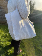 Linen Market Tote Bag