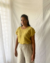 Load image into Gallery viewer, Eri Silk Blouse in Olive Green
