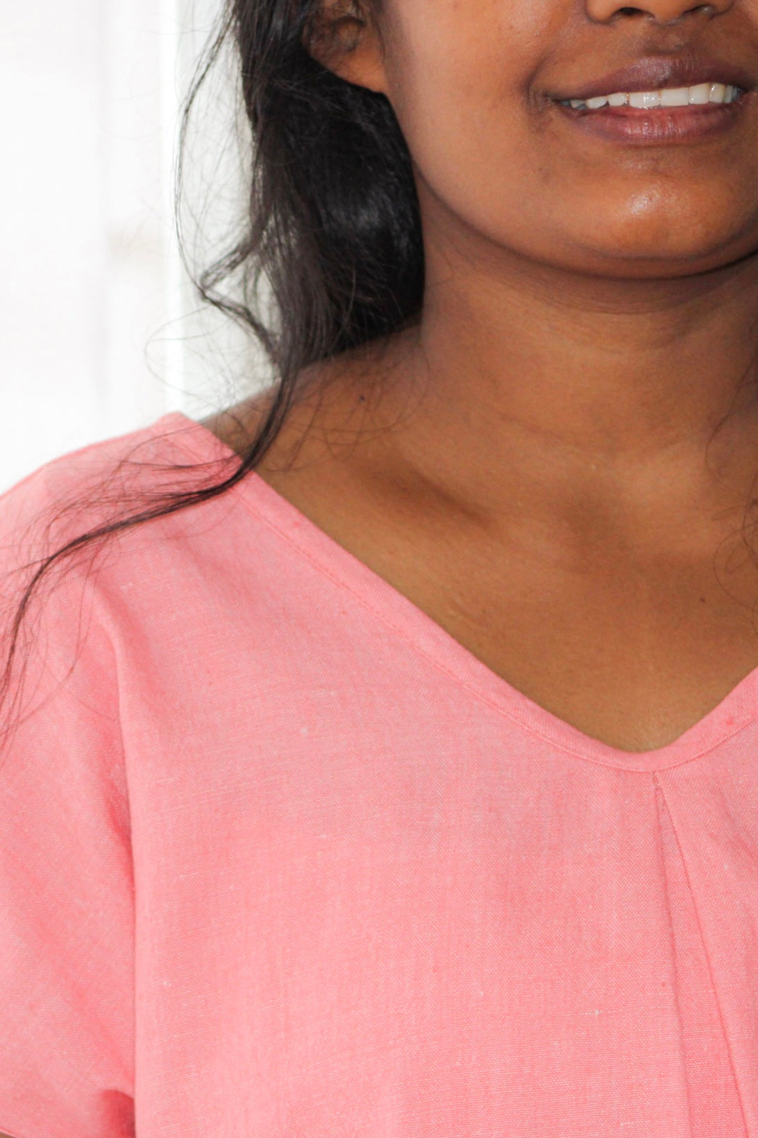 Rest Shirt in Coral Pink