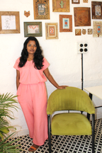 Rest Shirt in Coral Pink
