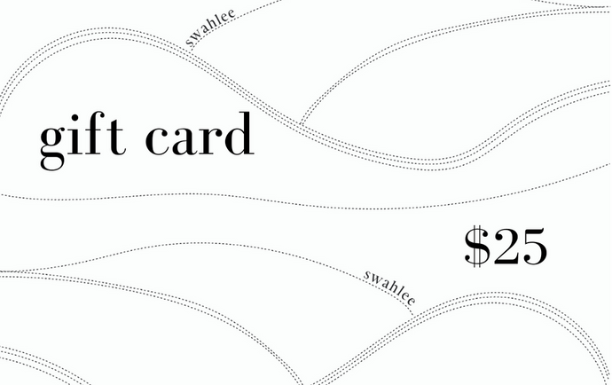 Swahlee creates a handmade capsule wardrobe of clothing essentials made in India using sustainable production and natural fabrics. Give the gift of choice that is also sustainable with a Swahlee gift card.