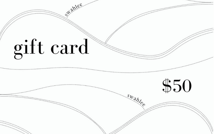 Swahlee creates a handmade capsule wardrobe of clothing essentials made in India using sustainable production and natural fabrics. Give the gift of choice that is also sustainable with a Swahlee gift card.