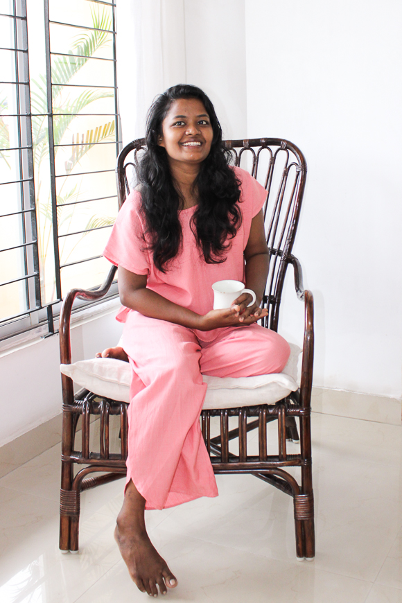 Rest Shirt in Coral Pink
