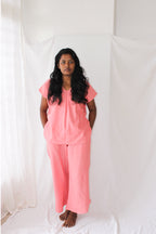 Rest Pants in Coral Pink